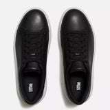 FitFlop RTG Leather Trainers In Black