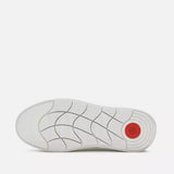 FitFlop RTG Leather Trainers In White/Silver