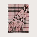 FRAAS Cashmink-Scarf With FRAAS Plaid In Rose