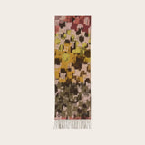 FRAAS Cashmink Scarf With Pattern Mix In Safari Green