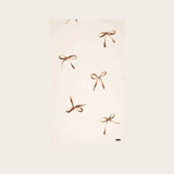 FRAAS Cashmink Stole With Embroidered Bows In Off White