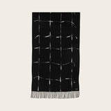 FRAAS Cashmink-Stole With Window Pane Check In Black/White