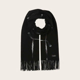 FRAAS Cashmink-Stole With Window Pane Check In Black/White