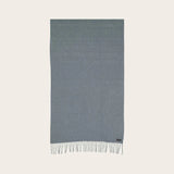FRAAS Elegant Cashmink Stole With Delicate Glitter In Denim
