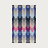 FRAAS Sustainability Edition Blanket With Wave Design In Royal Blue