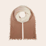 FRAAS Wool Scarf Ombré Design In Marzipan