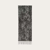 FRAAS Cashmink Scarf With Leo Design In Grey