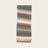 FRAAS Rainbow Knitted Scarf With Colour Gradient In Stone
