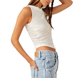 Free People Care FP Be My Baby Tee in Ivory