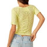 Free People We The Free Francis Tee in Yellow