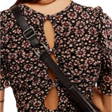 Free People Briella Midi Dress In Black Combo