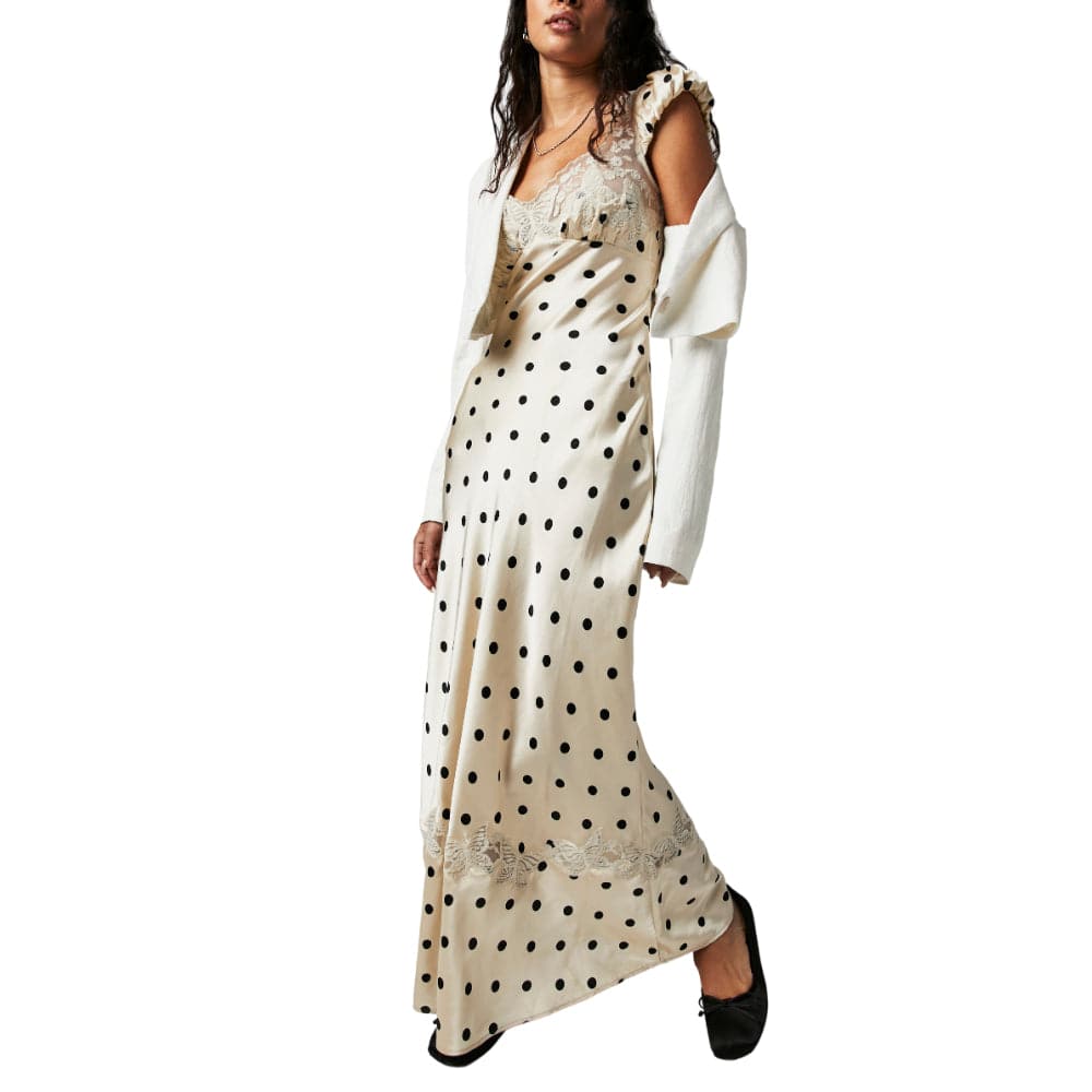 Free People Butterfly Babe Maxi Dress in Tea Combo Free People Butterfly Babe Maxi Dress in Tea Combo