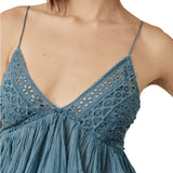 Free People Carrie Top Blue Mirage