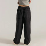 Free People Chambers Laidback Pull-On Pant in Black