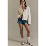 Free People Cool Of The Night Cardi In Ivory