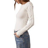 Free People Daisy Chain Cuff Top in White