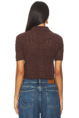 Free People Daylight Cardigan In Chocolate