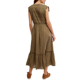 Free People Desert Dazed Midi Dress in Caiman