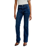 Free People Double Knot High-Rise Straight In Blue