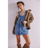 Free People Edie Denim Skirtall Dress