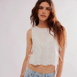 Free People Faded Gardens Tank In White