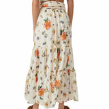 Free People Luna Convertible Maxi Ivory Combo