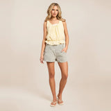 Free People Luna Railroad Striped Pull-On Short In Horizon Stripe