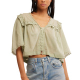 Free People Luna Top In Mermaids Tail