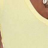 Free People Neria Tank In Yellow