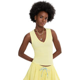 Free People Neria Tank In Yellow
