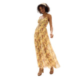 Free people One Ciella Printed Maxi Dress In Vanilla Combo