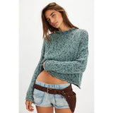 Free People Opal Rollneck Sweater In Rainforest