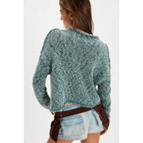Free People Opal Rollneck Sweater In Rainforest