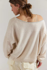 Free People, See Me SoftSpun Pullover In Ivory