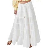 Free People Simply Smitten Maxi Skirt White