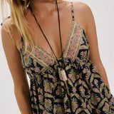 Free People Sorrento Stroll Printed Maxi Dress In Blueberry Combo