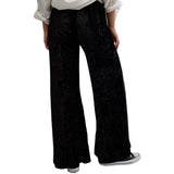 Free People Star Sign Velvet Pants In Black