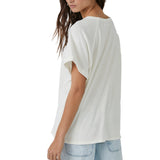 Free People State Flower Tee Ivory