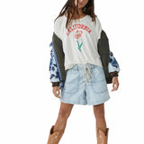 Free People State Flower Tee Ivory