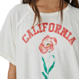 Free People State Flower Tee Ivory