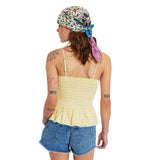 Free People Sundance Tank In Yellow Gingham