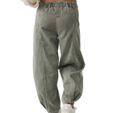 Free People Turn Away Tapered Carpenter Pants Hunter Green