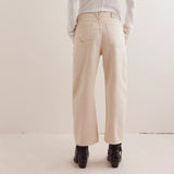 Free People We The Free Deep Trance Dropped Boyfriend Jeans In Casual Khaki