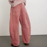 Free People We The Free Good Luck Mid-Rise Barrel Jeans In Sunsetter