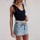 Free People We The Free Lainey Low-Rise Mini Skirt In It's All Right