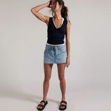 Free People We The Free Lainey Low-Rise Mini Skirt In It's All Right