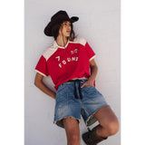 Free People We The Free Moxie Barrel Shorts In Timeless Blue