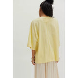 Free People We The Free Perfect Oversized Tee In Sunny Shine
