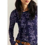 Free People We The Free Pretty Little Thermal in Blue Combo