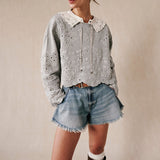 Free People We The Free Sparks Fly Shorts in Meadowbrook